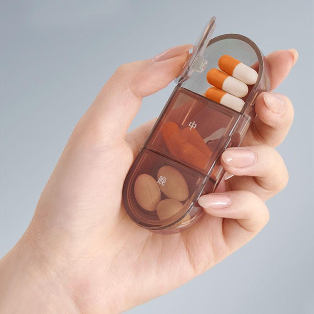 Waterproof Pill Case Large Capacity Medicine Storage Box Medicine Storage Containers  Household
