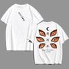 T-shirt in Puro Cotone Kokushibo con Stampa Anime Nuovo Estivo 2026 Demon Slayer - Top Casual Largo a Maniche Corte Genitore-Figlio