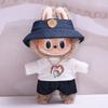 For 17cm Labubu Doll Clothes Fashion Clothes Hoodies Doll Clothes Color Match Hoodies Dolls Accessories Cute Decoration Little Cloths