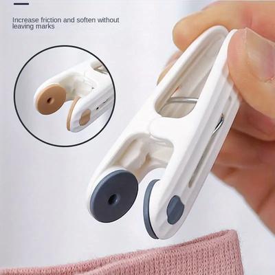 12 Unidades Pinza Grande para Edredón Seco a Prueba de Viento Fija para Edredón Pinza para Ropa Plástico Doméstico Sin Costuras Pinza para Edredón Sábana de Cama Pinza para Edredón de Secado