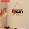 2d Flat 20*10cm, Autumn Home Decoration, Hello Autumn Maple Leaves, Thanksgiving Decoration Signs, Wooden Creative Decorative Plaques, for Home, Club
