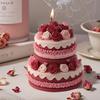 Wedding Silicone Candle Mold for Handmade Candle Soap Chocolate Baking Rose Cake Candle Silicone Mold for Epoxy Resin