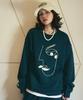 Coralian Modern Face Fleece-Lined Sweatshirt