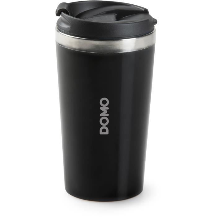 Cafetière filtre - DOMO - DO733K - 900 W - 4 à 10 tasses - Ecran LCD - 3 intensités - Noir