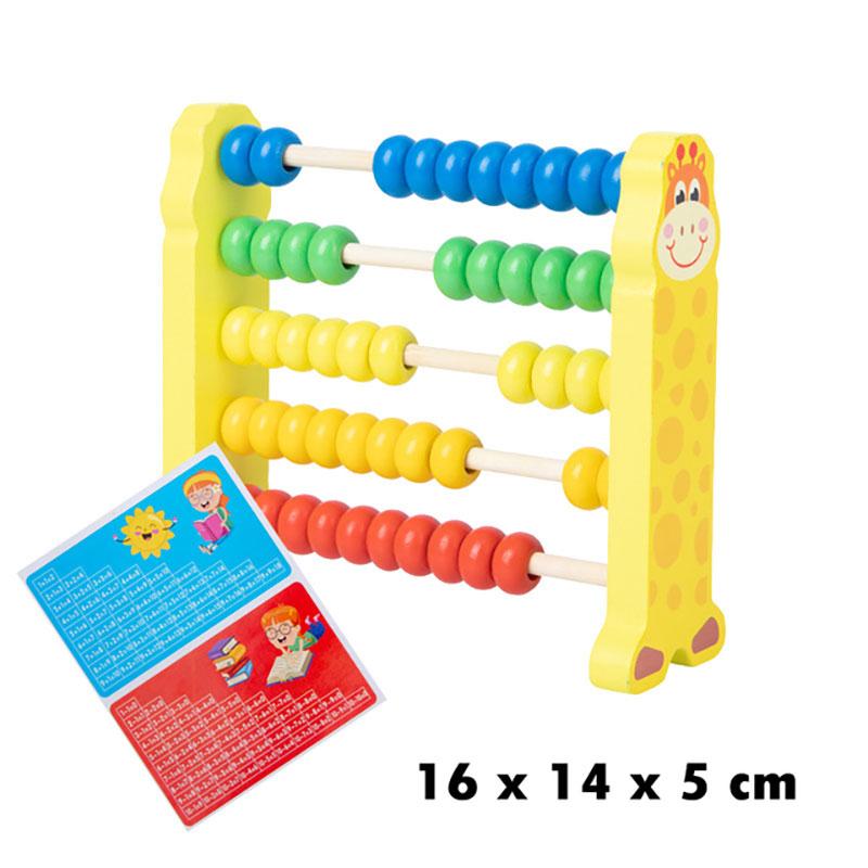 Математические игрушки Монтессори, деревянные счеты, сложение и вычитание, арифметика, обучение, счеты, игра в мышление, развивающие игрушки для детей