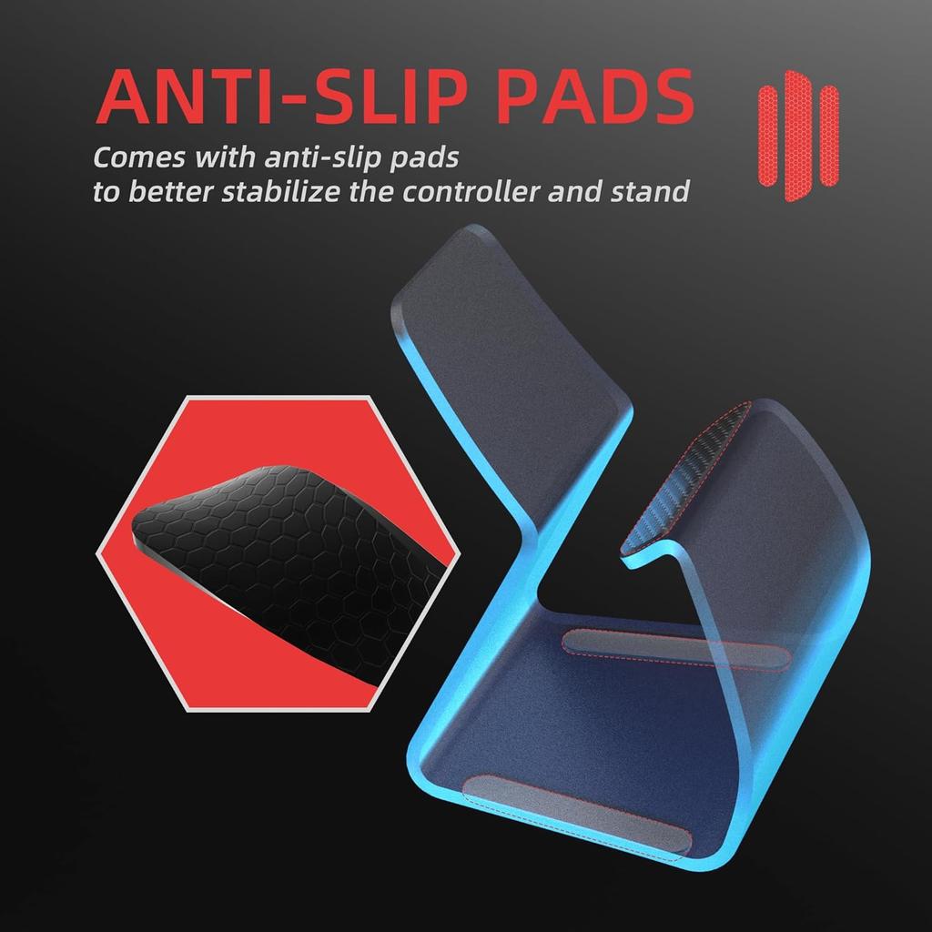 playvital Stand-AL Game Controller Stand for ps5, for ps4, Universal Desktop Display Gamepad Stand for Xbox Series X/S, Xbox One, Aluminium Metal