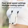 Summer Waist-mounted USB Outdoor Portable Fan. Portable Digital Display Umbrella With No- Fan.