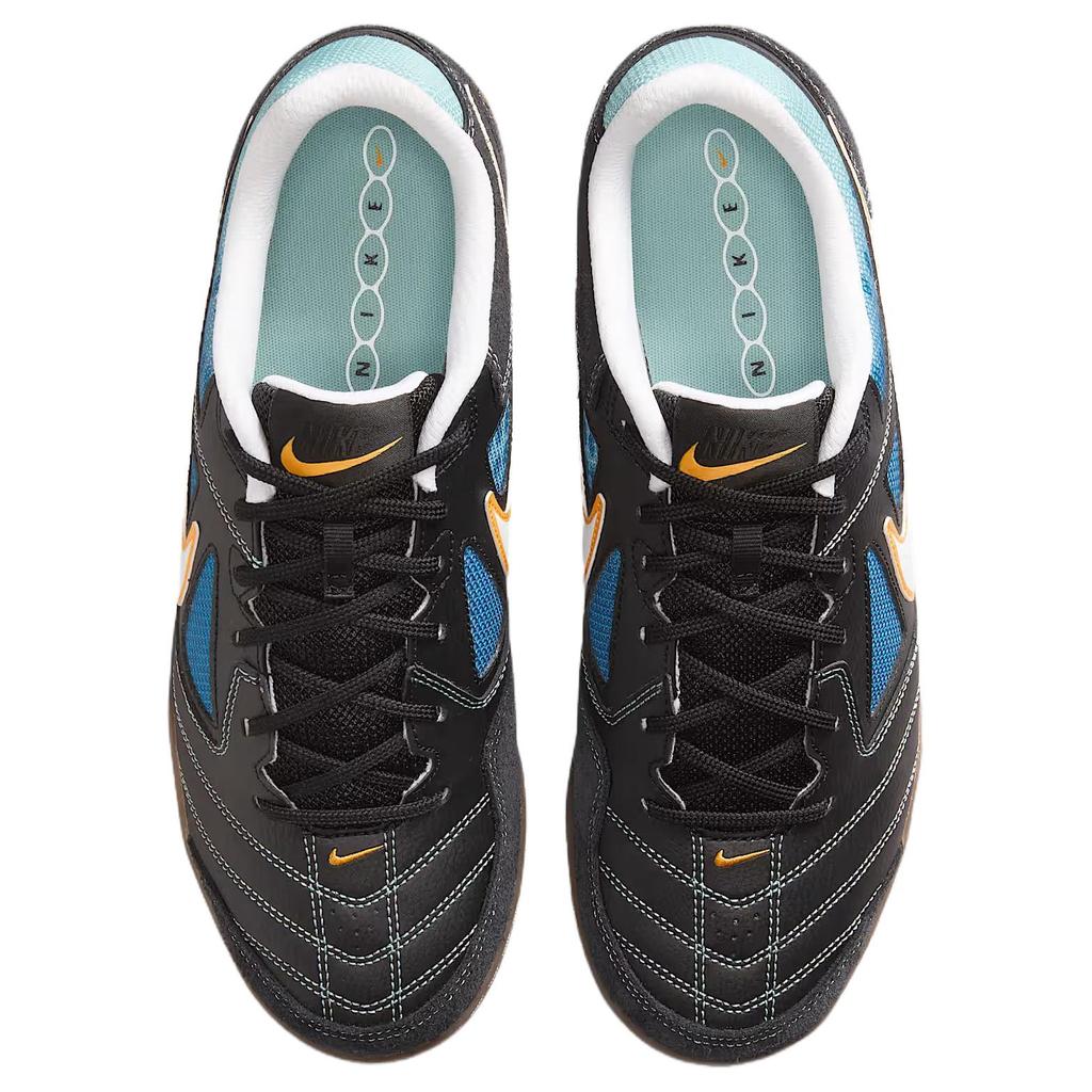Nike Serie Gato Cómodos Versátiles Cuero Transpirable Zapatos de Fútbol para Hombre zapatilla Negra IH3370-010