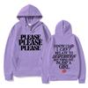 Sabrina Carpenter Please Please Please Hoodie Men Women High Quality Fashion Trend Sweatshirt Street Y2K Style Sweatshirts Tops