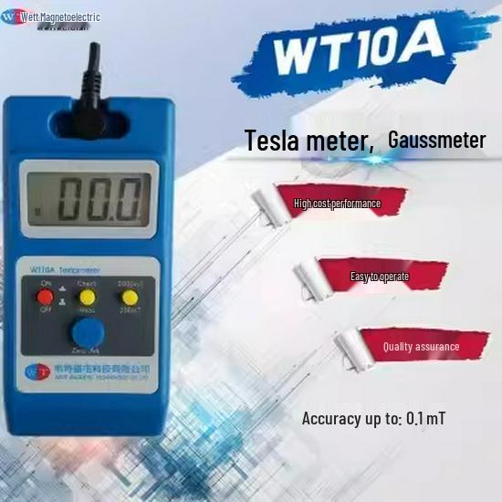 

Weite WT-10A Gaussmeter: Magnetic Field Strength Meter WT-10A (Standard Probe)