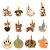 Yori Cute Animal Pendant Charms Adorable Cat Dog Paw Print Designs DIY Jewelry Accessories Making 2026 New