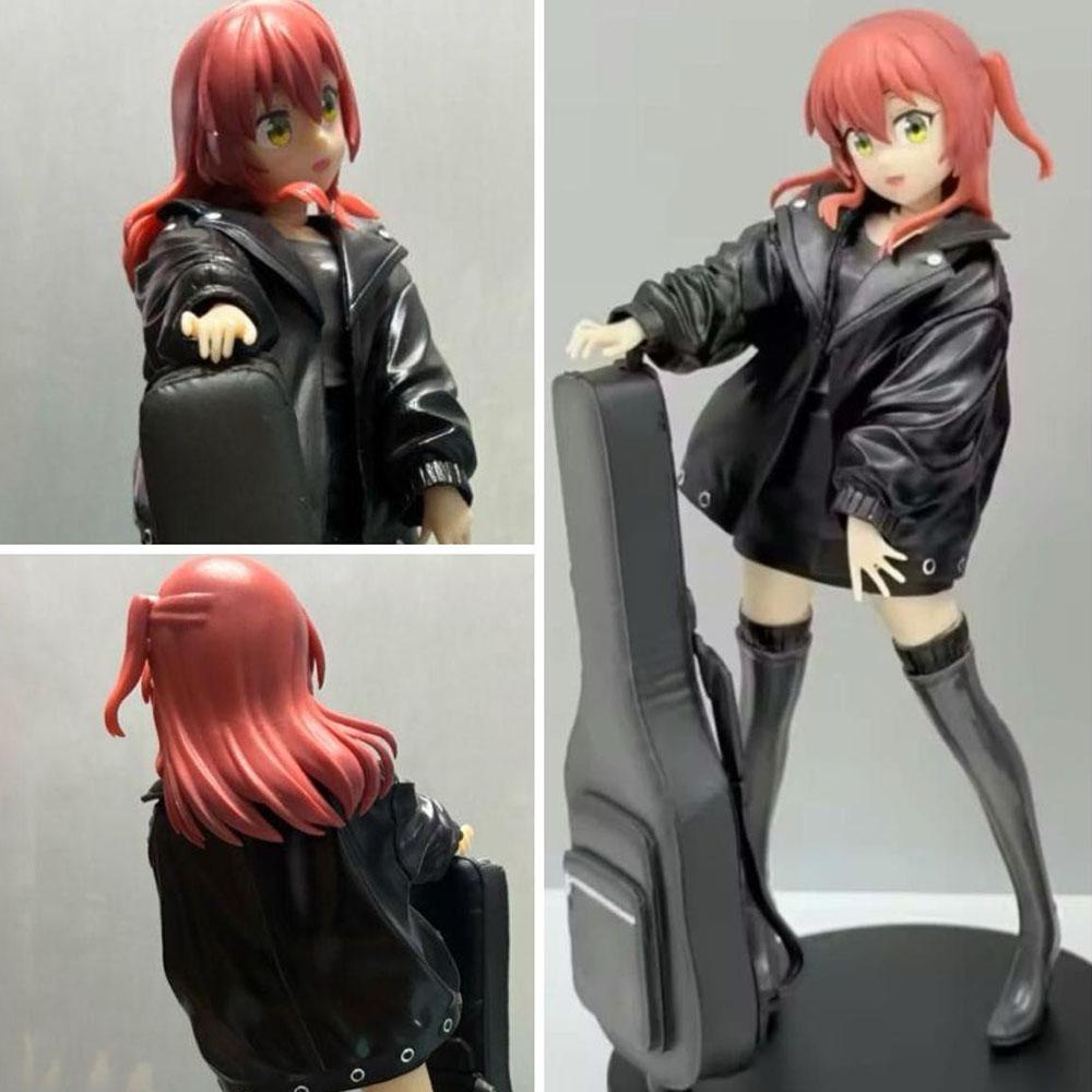 Anime Bocchi Rock Gotoh Hitori Kita Ikuyo Hugging Qin Doll Action Model Handmade Toy Collection Accessories Children's Gifts