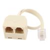 Cords Cables & Adapters Rj11 6P4c Male To Female Jack 2 Way Outlet Telephone Line Splitter Adapter