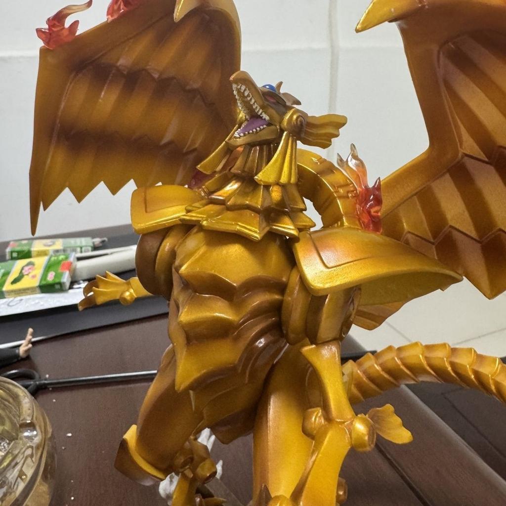 NEW 27cm Duel Monsters Figure The Winged Dragon Of Ra Figures Statue Decoration Model Collection Doll Toy Kids Halloween Gifts