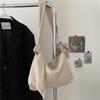 IELGY Lazy Style Tote Bag Canvas Commuter One Shoulder Large Capacity Loose Feeling