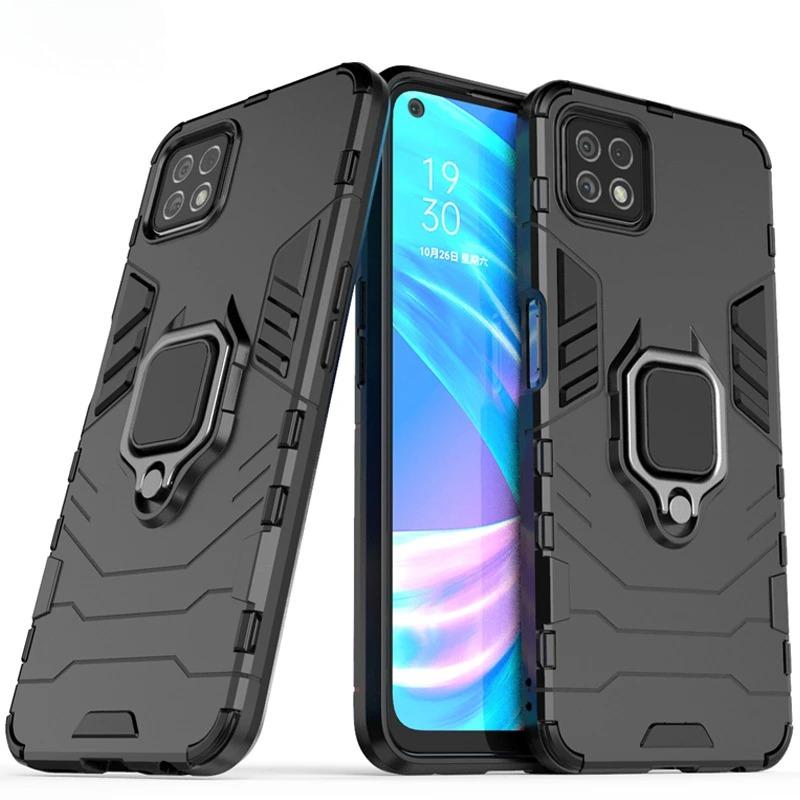 For Oppo A73 5G Case  Armor Magnetic Suction Stand Full Edge Cover For Oppo A73 5G Case For Oppo A73 A54 A74 A94 A95 A96 A76 A36