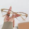 Anti-Blue Light Glasses Women Men Oversized Optical Frame Eye Protection Ultra Light Eyeglasses Office Computer Goggles