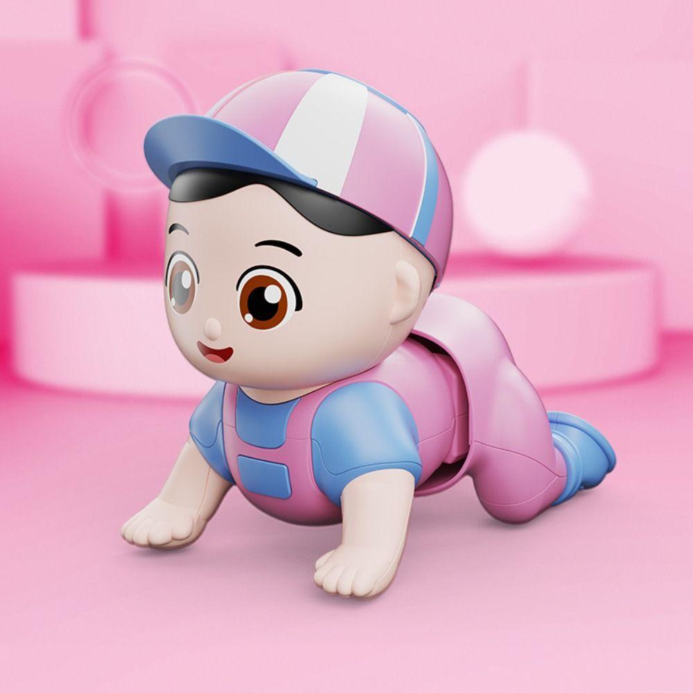 Walk Crawling Baby Toys Writhe Buttocks Baby Crawling Doll Electric Crawling Doll  0-3-year-old
