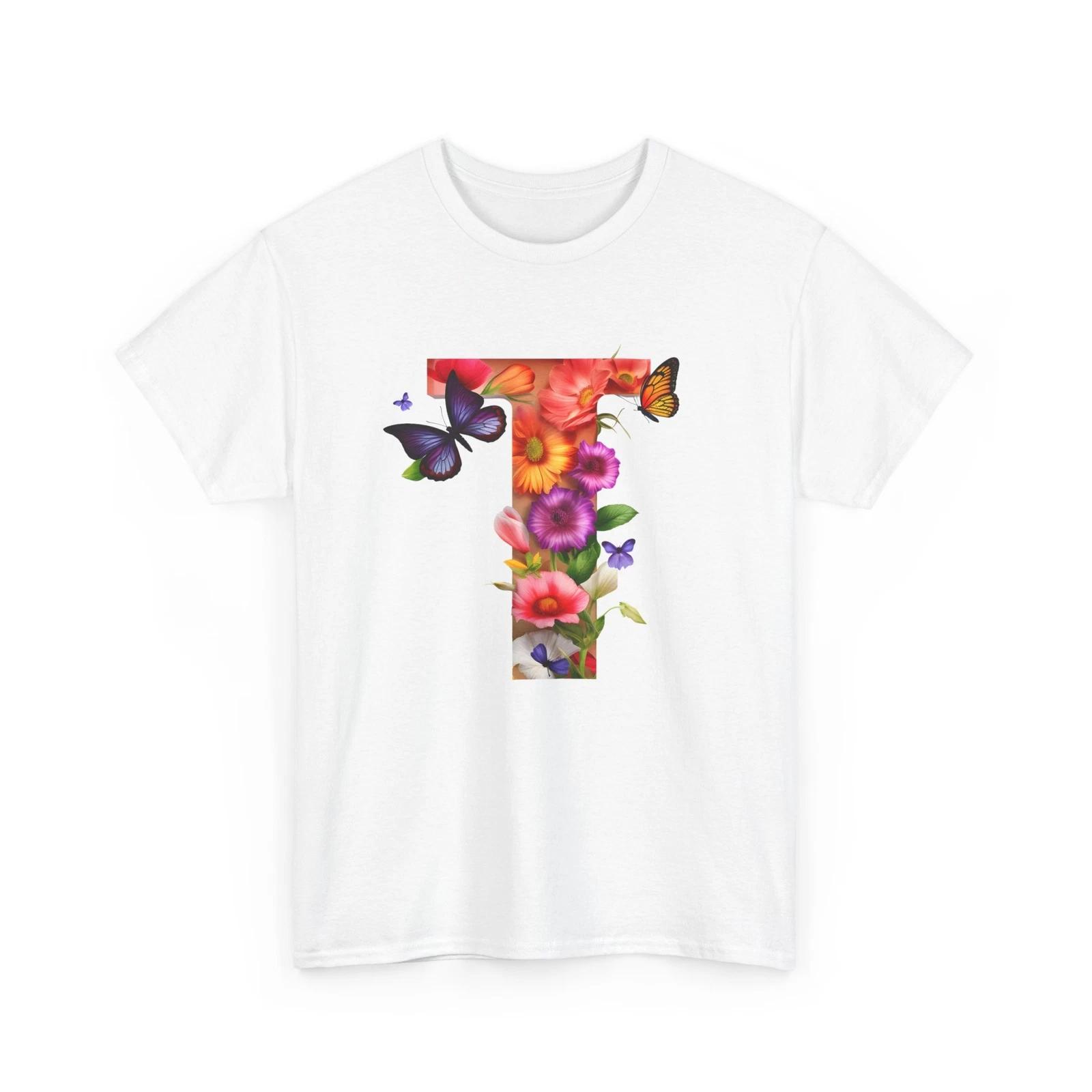 Retro Butterfly Graphic Tee Women’s Cute Aesthetic Boho Oversized T-Shirt 4XL