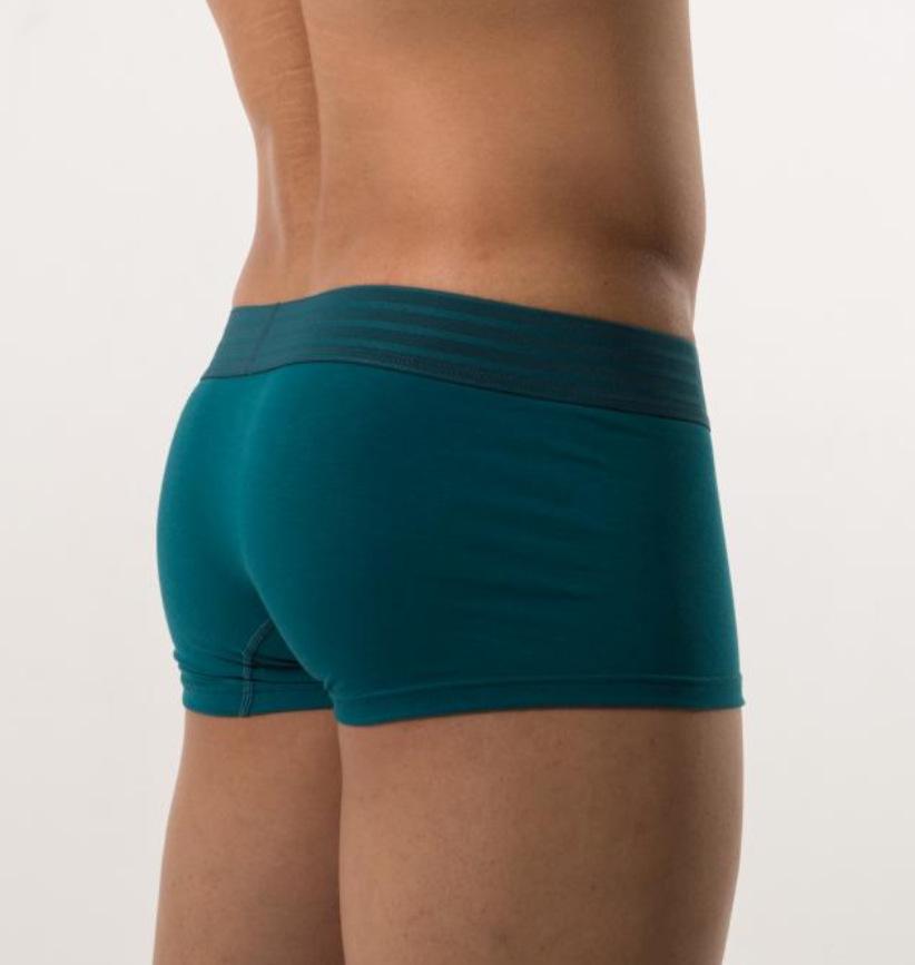Breathable Low-Rise Cotton Boxer Briefs with U-Shape Pouch Support