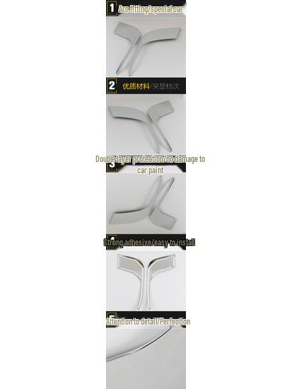 Fits 16 ASX Models: Front Bumper Corner Guard & Anti-Scratch Decorative Strip