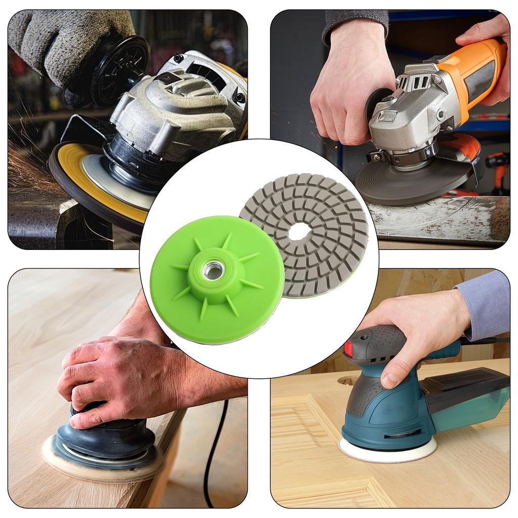 For Tiles Abrasive Wheel Concrete Polishing 80mm Adaptable Grinding Compact Design High-Efficiency Performance