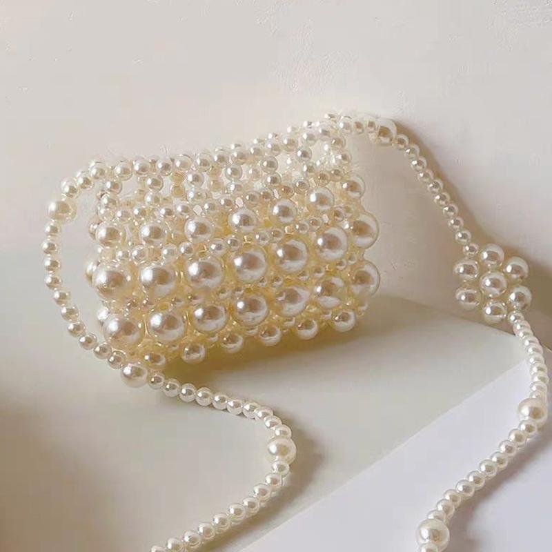 1Pc Kawaii Kids Coin Purse Pearl Purses For Girls Toddler Princess Crossbody Bags Kids Wallet With Pearls Baby Princess Handbags