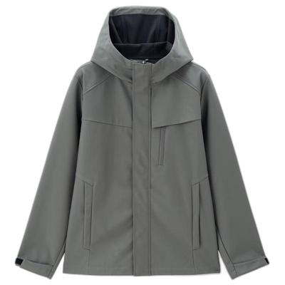 Men's Hooded Windproof Soft Shell Jacket