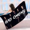 Band B-Bad O-Omens Anime Beach Swimming Towel Soft Absorbent Washcloth Children's Gifts for Kids Travel Camping Gym