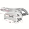 Commercial Vegetable Cutter: Slices Potatoes, Cucumbers, Carrots, Lettuce, and French Fries