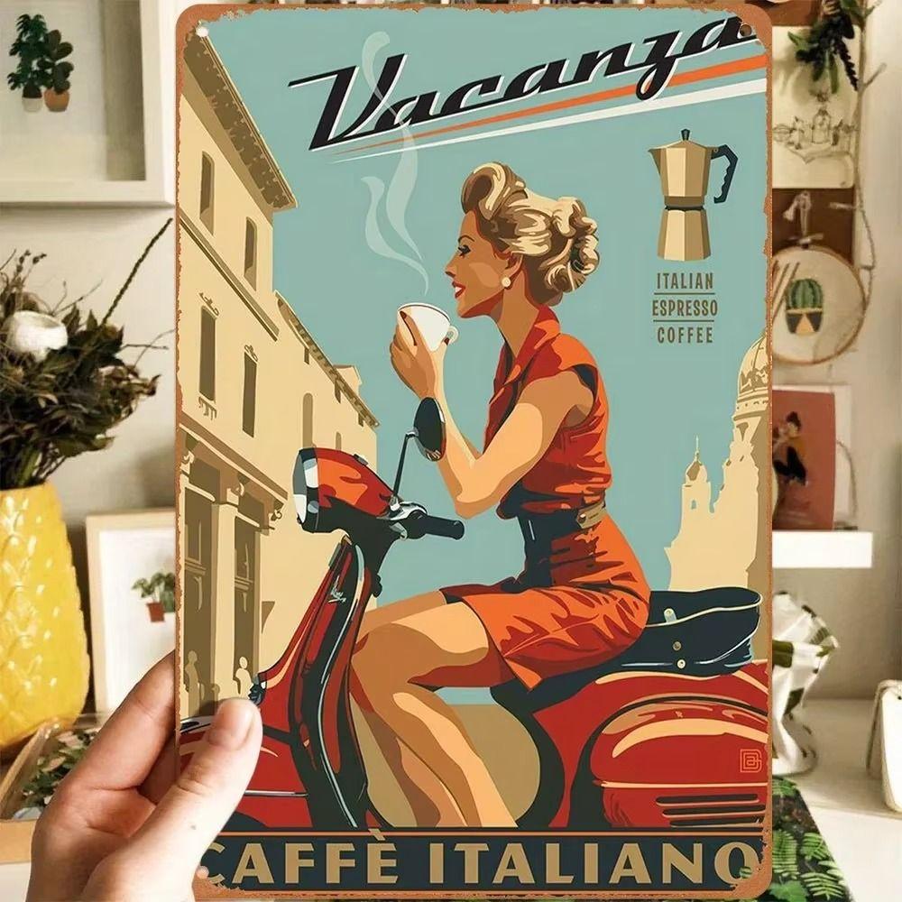 Vintage Metal Sign Board Retro Wall Art Decor 20x30cm