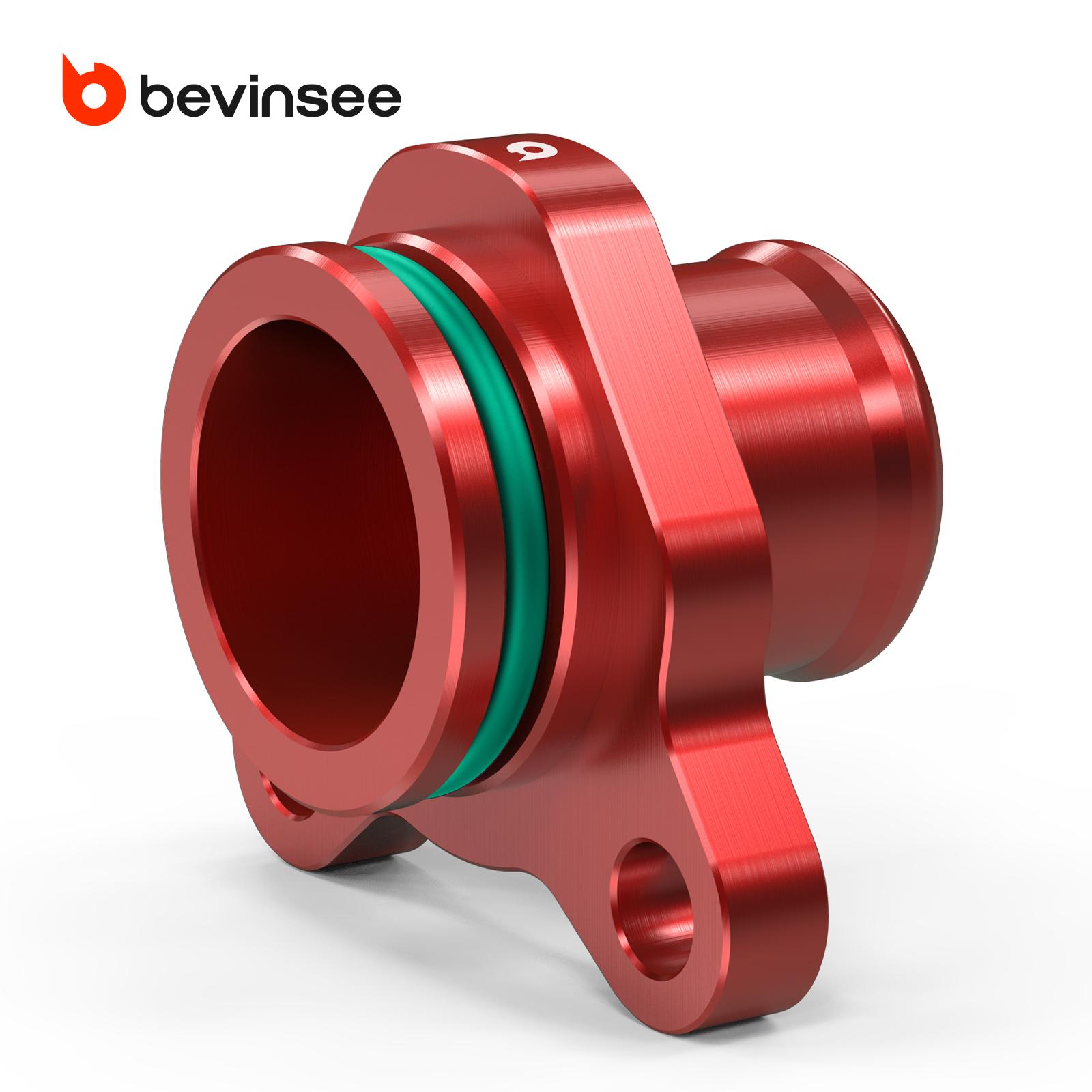 

BEVINSEE Coolant Port Fitting Upgrade for BMW E90 E91 E92 E93 E82 E87 E60 E61 F10 F20 F22 F30 X3 E83 X1 X5 Z4 N52 N54 N55 N20 красный