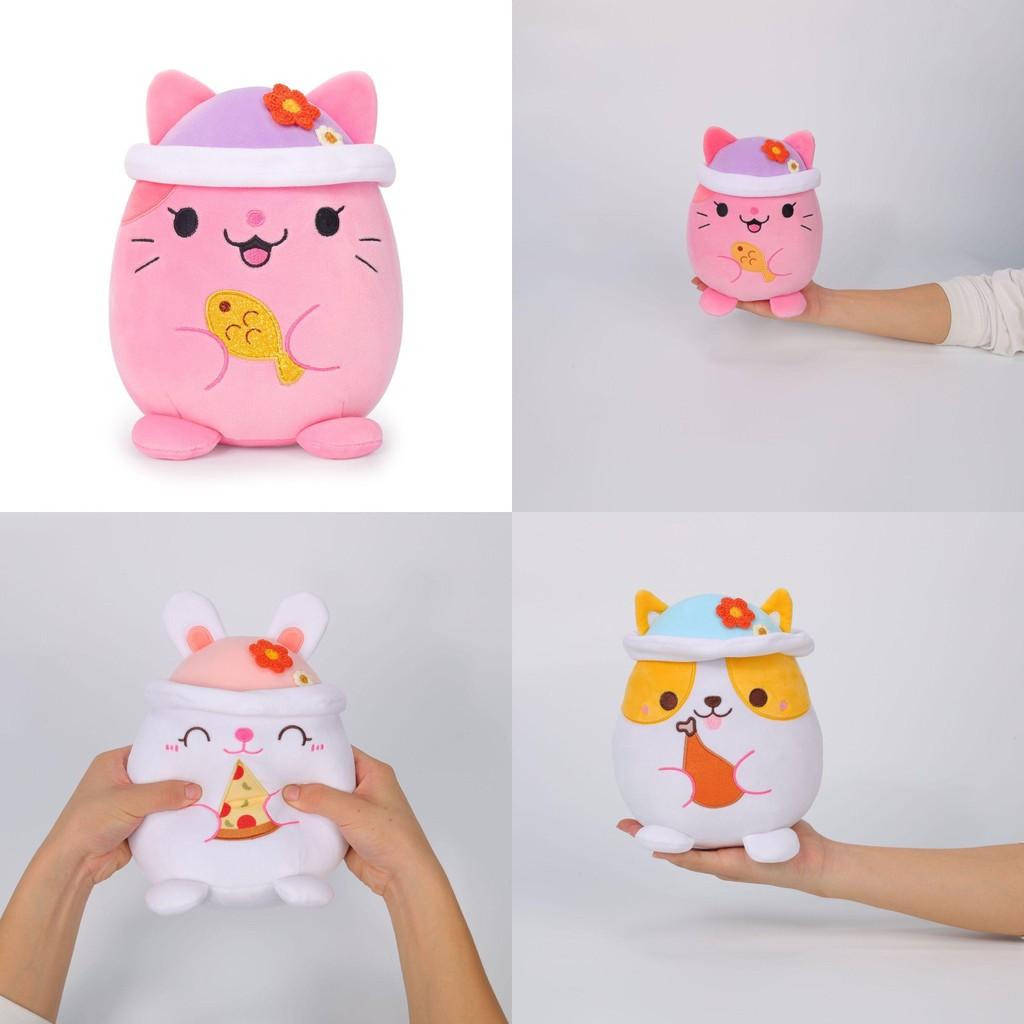 Süßes Plüschtier Hase Panda Kissen Weiche Puppe Geschenk für Kinder Mit entzückenden Tierdesigns