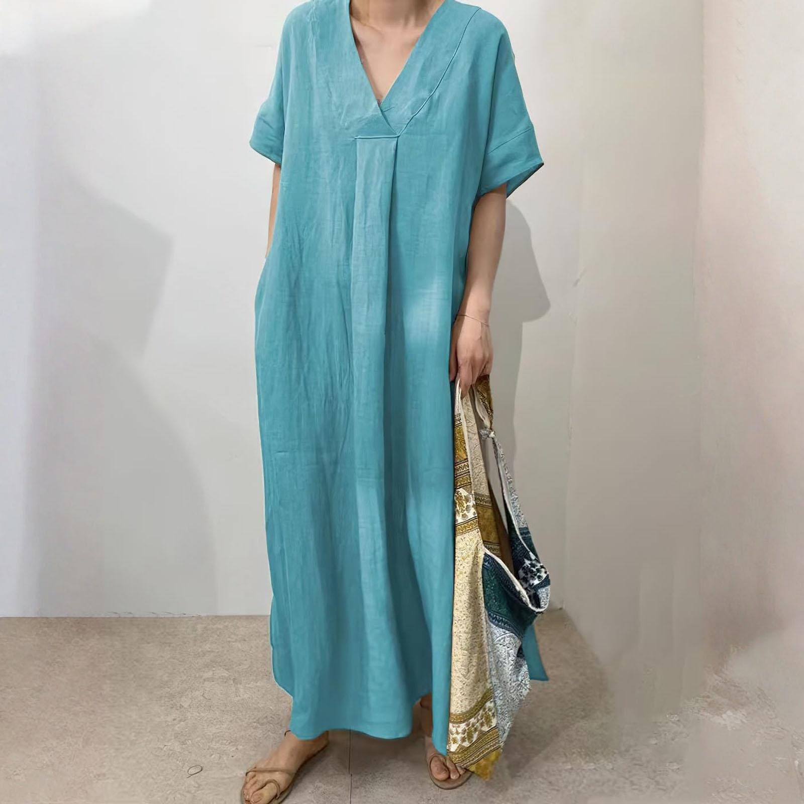 Женское повседневное и модное -цветное платье L