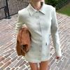 Sexy Slim Fit Blazer Dress Women Single-Breasted Lapel Mini Office Date Wear
