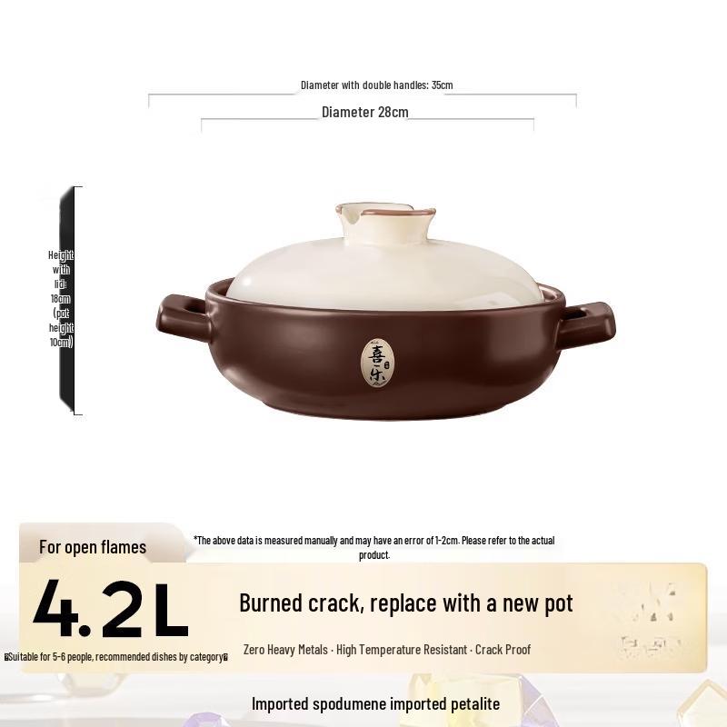 

Ceramic Open Flame Stew Pot