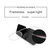 Foam Nose Reading Glasses Men With Case Women'S Clip On Nose Pads Mini  Portable Wallet Reader