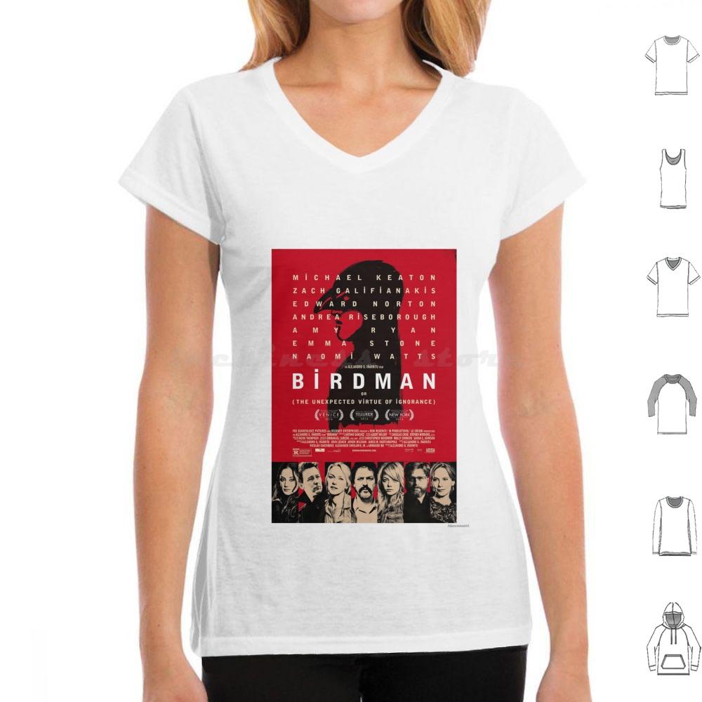 Birdman Or The Unexpected Virtue Of Ignorance Movie Shirt T Shirt Big Size 100 Cotton Movies Birdman Birdman Movie