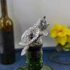 Turtle Wine Pourer Metal Decanter Spout with Drip-Free Design Elegant Bar Accessory for Red White Liquor