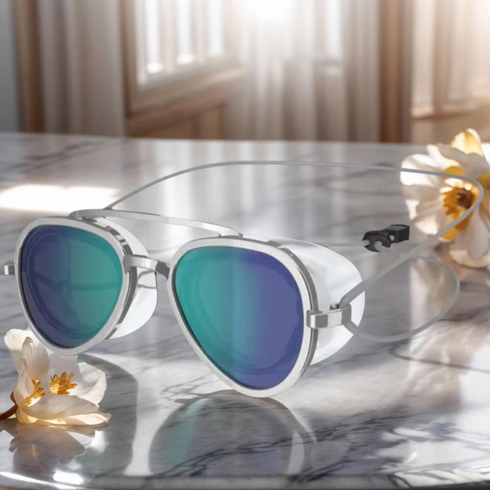 Adjustable Silicone Full-View Swim Goggles Full Angle Professional Swimming Goggles  Swimming