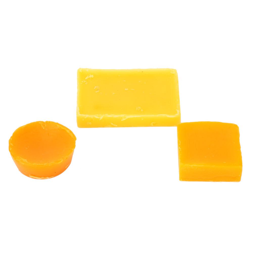 3 PCS Natural Pure Beeswax Bee Wax for Furniture Floor Polishing Leather Maintenance