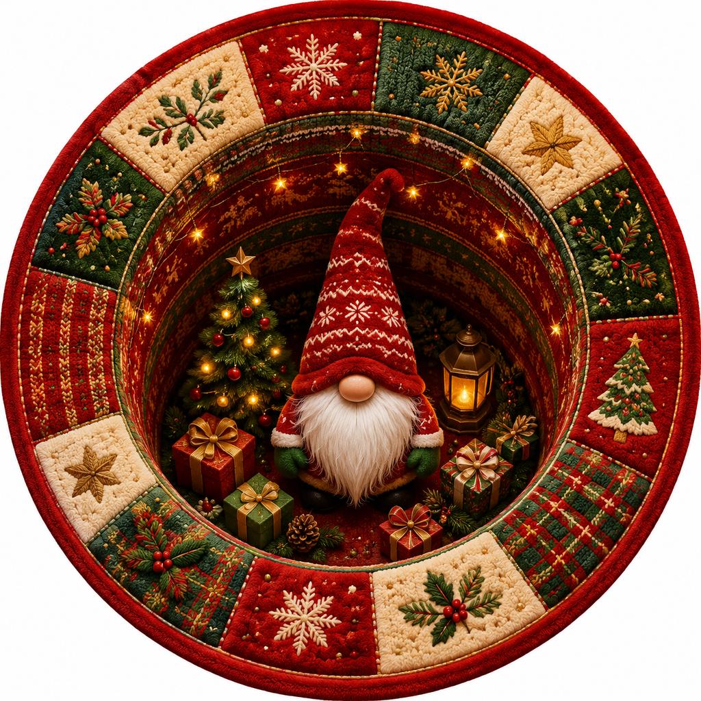 Christmas Patterned Flat-Weave Rug 3D Visual Bedroom And Living Room Easy-To-Clean Sofa Coffee Table Blanket Home Decor