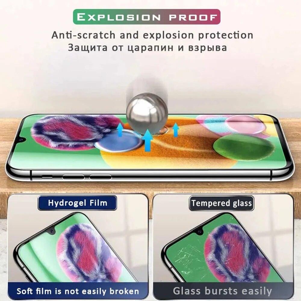 3Pcs Hydrogel Film For Samsung Galaxy A51 A32 A52 A50 A40 A20e A72 A10 A21s Screen Protector On Samsung A51 A71 A32 5G No Glass