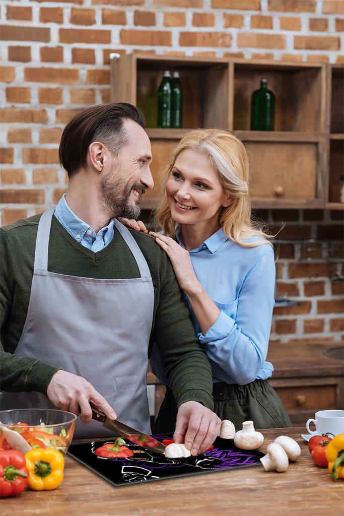 SZKLANA DESKA DO KROJENIA 30x52 Anime