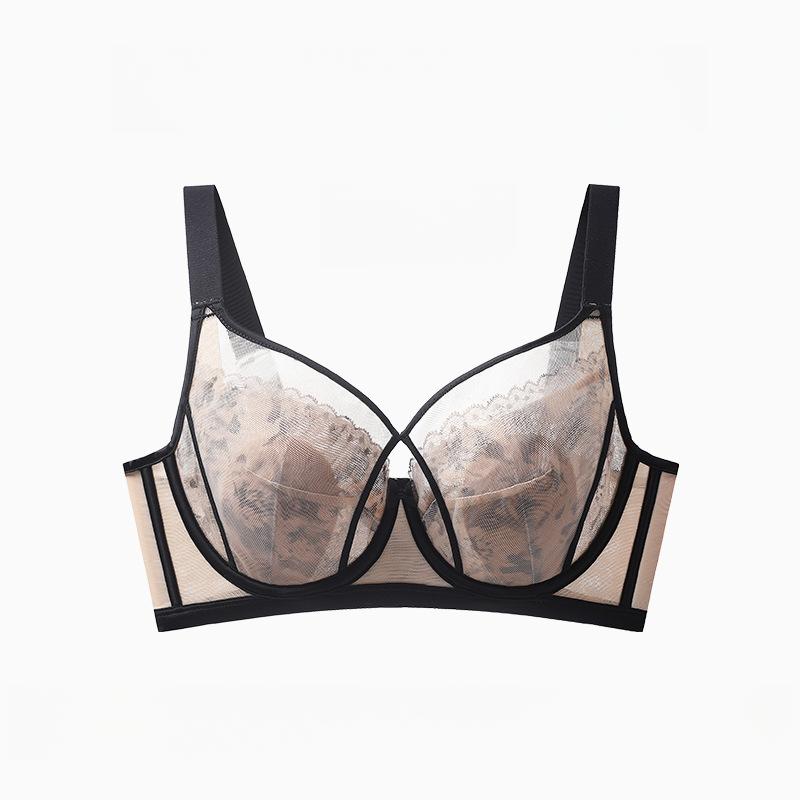 

Сексуальный кружевной бюстгальтер, женское моделирующее тонкое нижнее белье, женский собирающий бюстгальтер, ретракция груди, предотвращающий провисание, бюстгальтер большого размера, бюстгальтер пуш-ап 36/80C чёрный