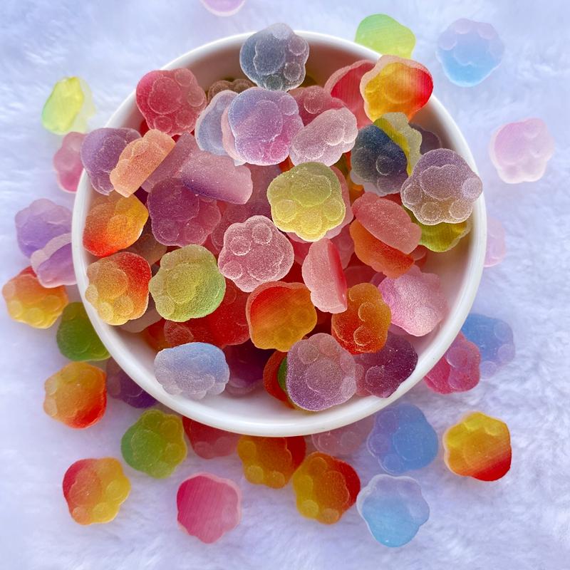 

20pcs Lovely Soft rubber Bear foot flatback Art Decoration Charm DIY Scrapbooking Embellishment Accessories E44