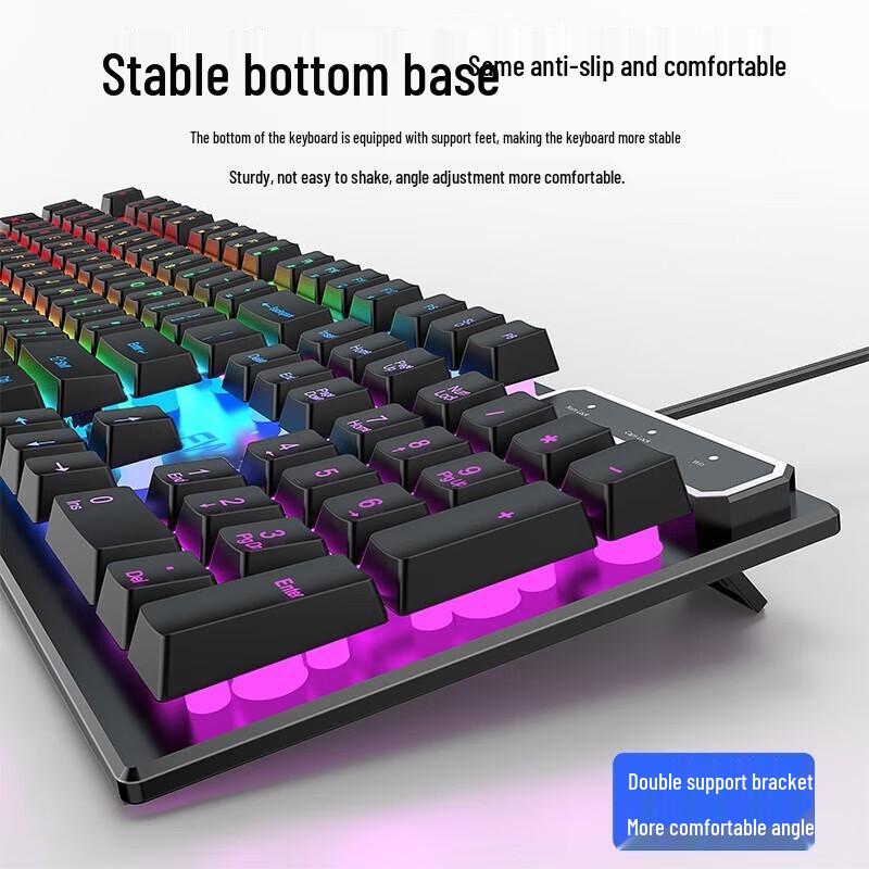 EWEADN GX30Z Wired Gaming Keyboard Mouse Combo