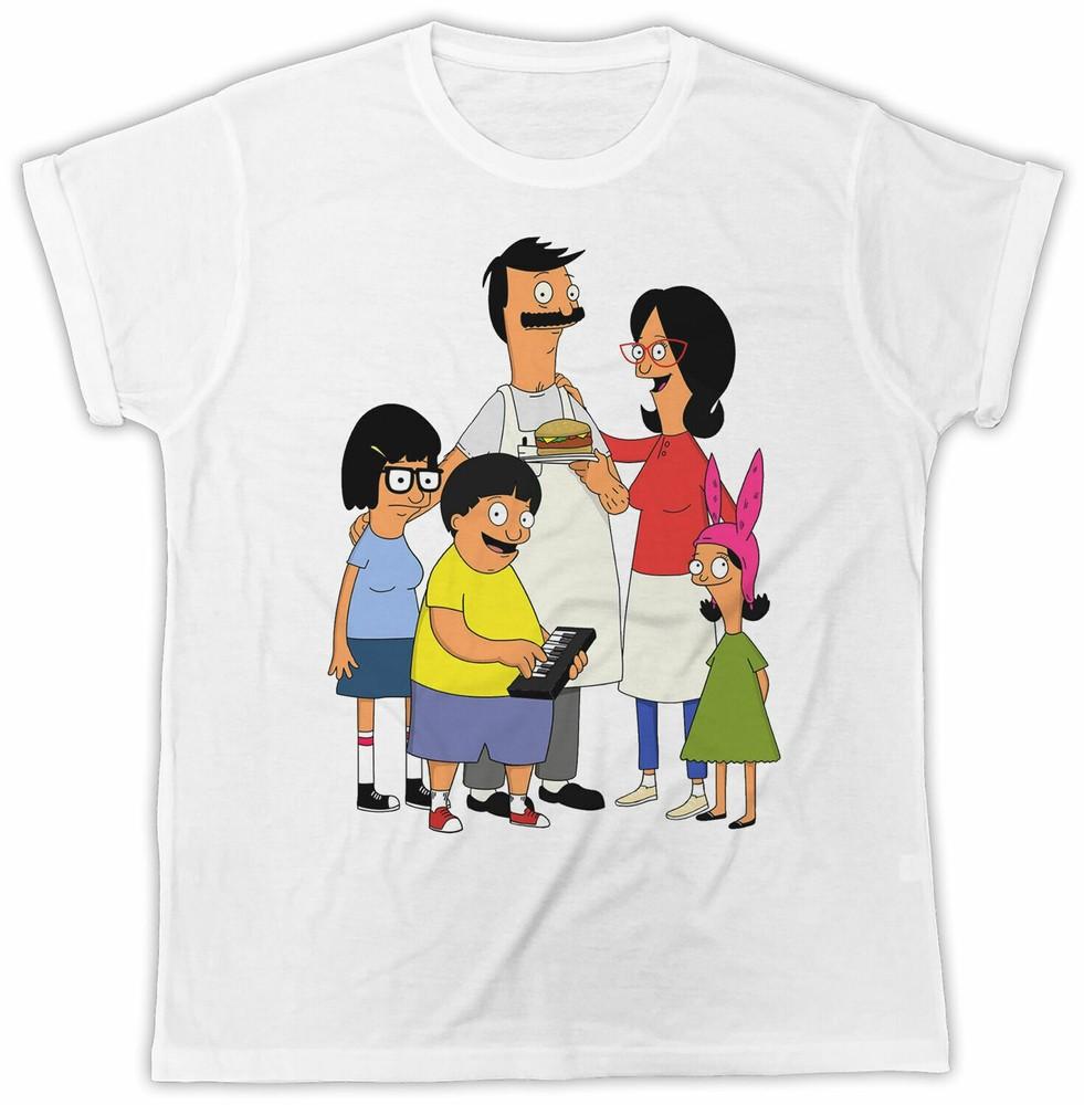FUNNY BOB S BURGERS T-SHIRT TV MOVIE POSTER UNISEX COOL RETRO CARTOON FREE POST Unisex T-Shirt L