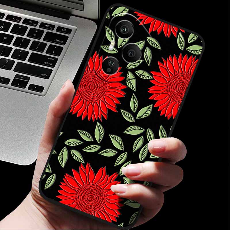 Emboss Case For Honor 400 / 400 Pro / 400 Lite 3D Relief Embossed Retro Silicone Back Cover For Honor 400 Pro 400 5G Soft Emboss