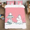 For Adult Boy Girl Bedroom Decoration Children Gift Large US EU AU Size Duvet Cover Cute-Moomines Cartoon Pillowcase Bedding Set